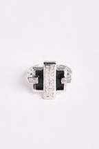 Rodyum Kaplama Serè Yüzük Silver