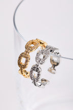 Rodyum Kaplama Elegance Yüzük Gold