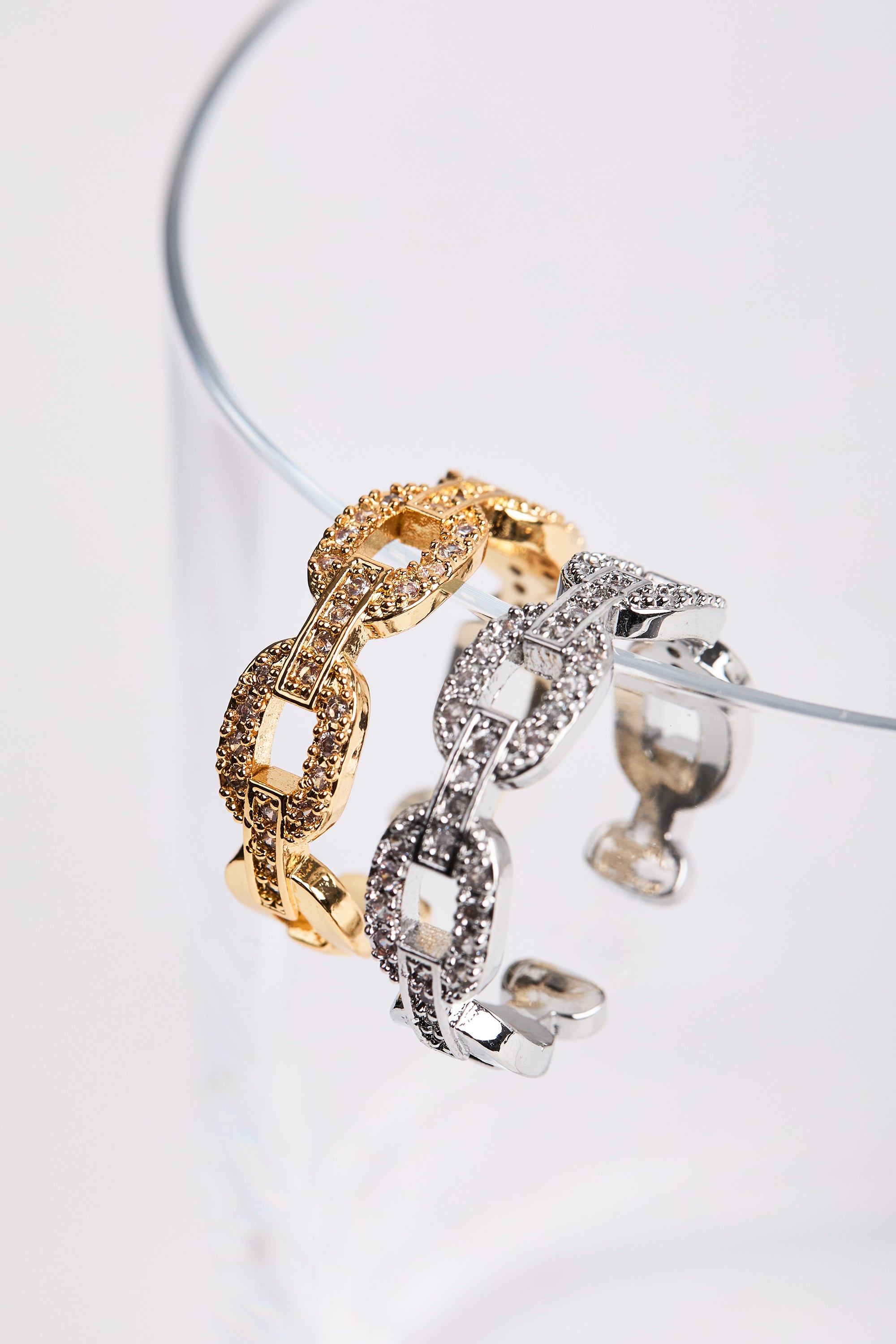 Rodyum Kaplama Elegance Yüzük Gold