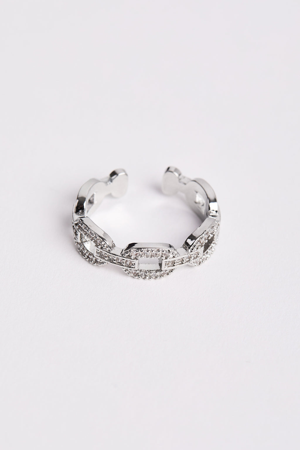 Rodyum Kaplama Elegance Yüzük Silver
