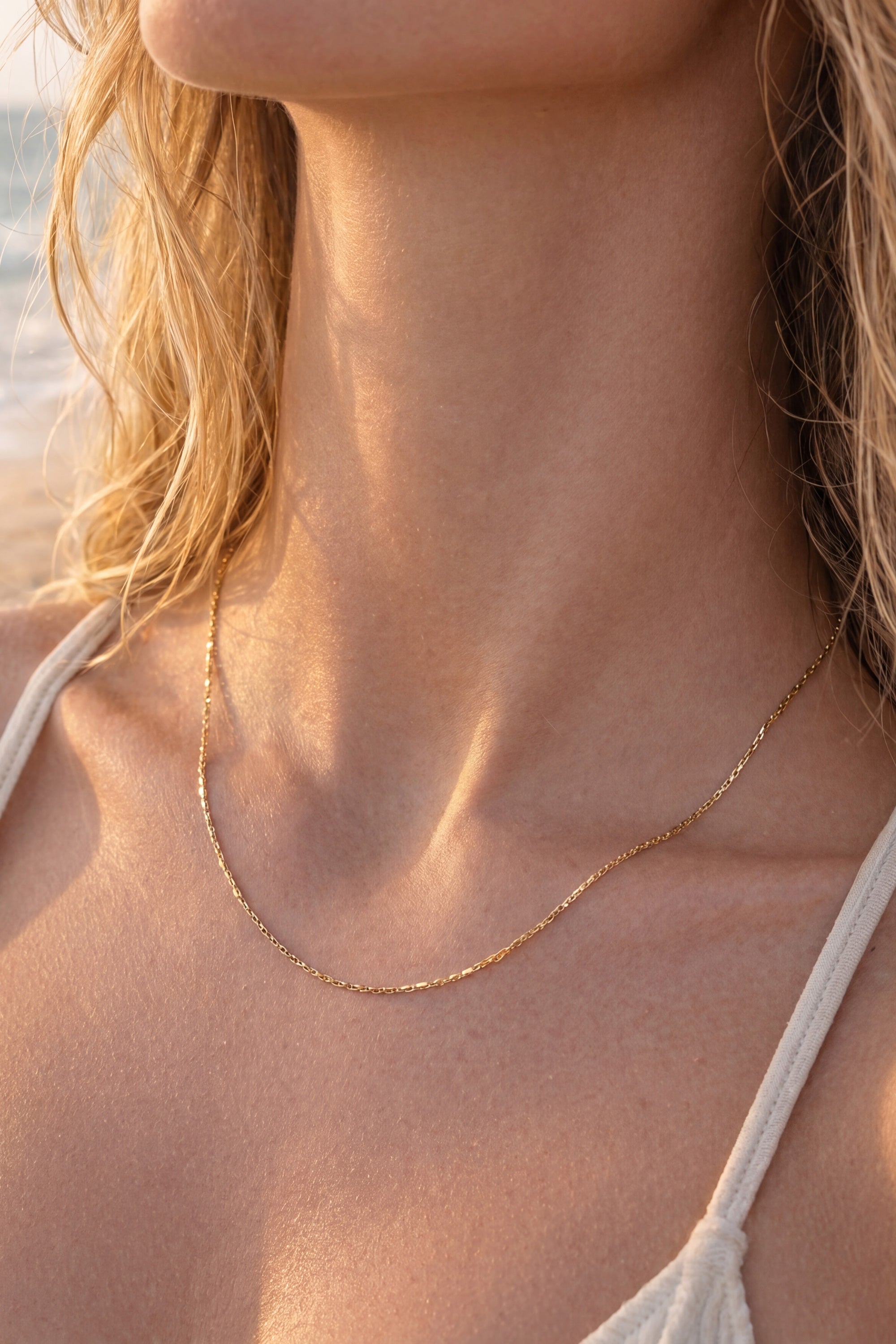 İnce Zincir Ovia Kolye