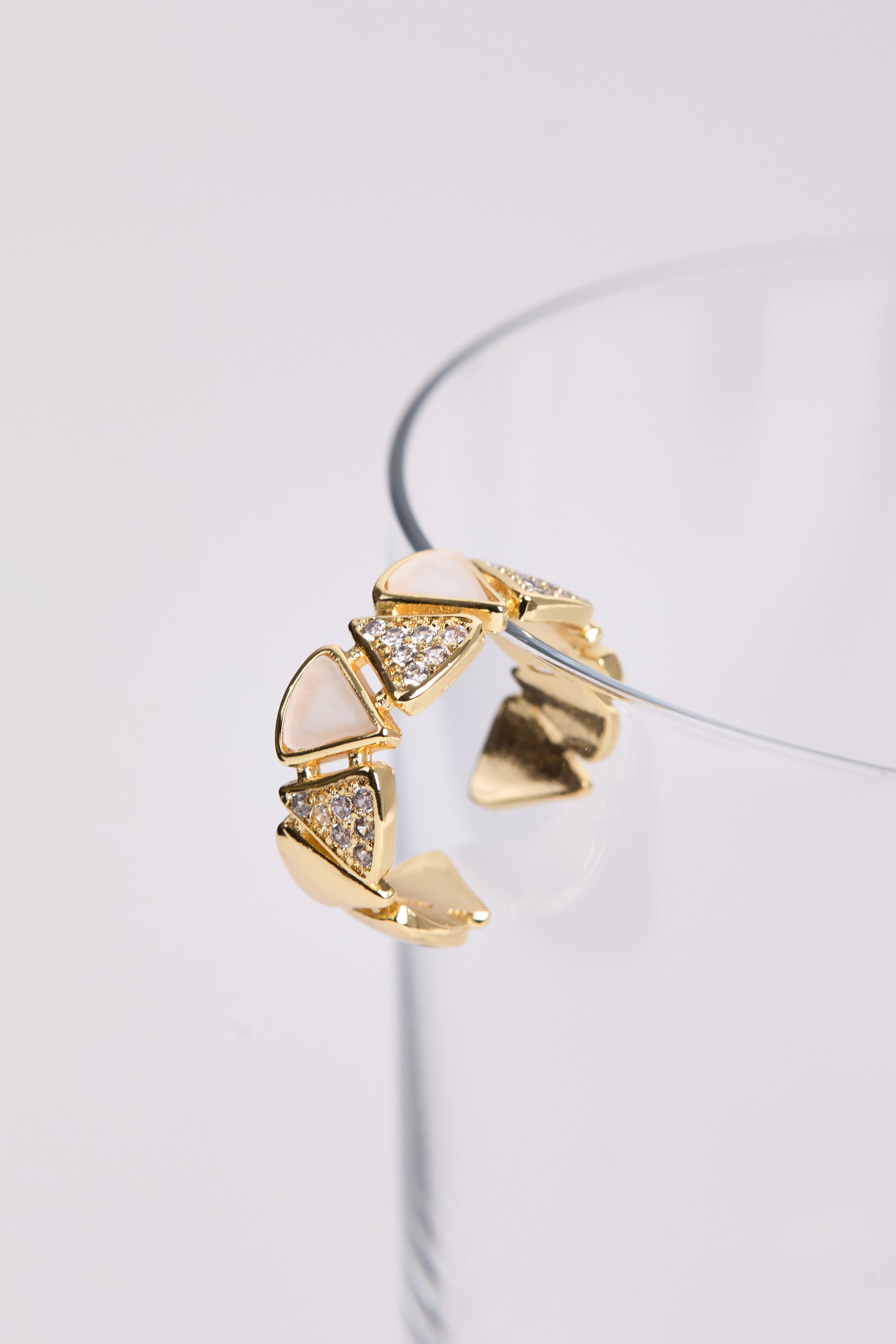 Ring with Mother of Pearl Detail