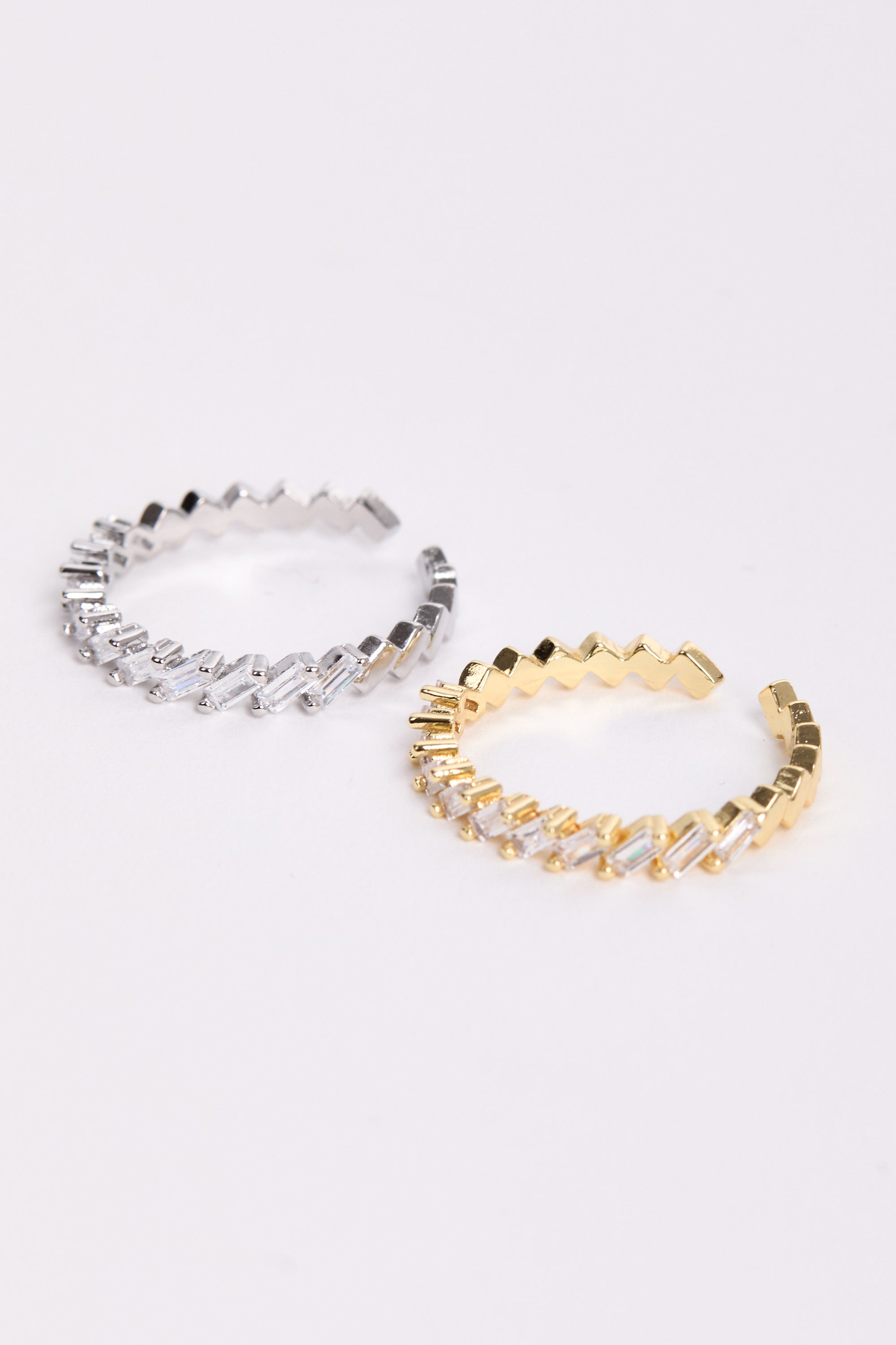 Taşlı Zikzak Yüzük