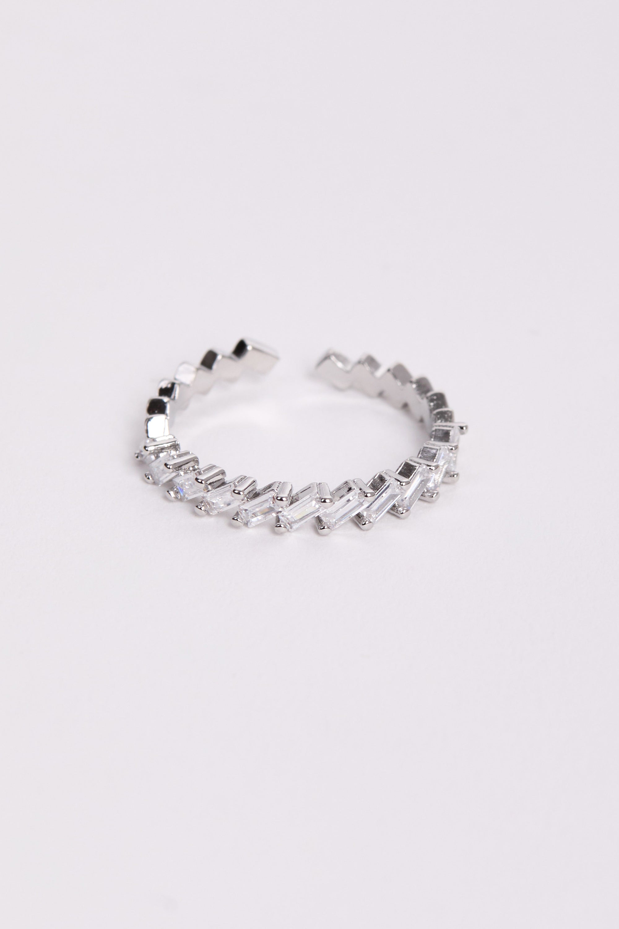 Taşlı Zikzak Yüzük