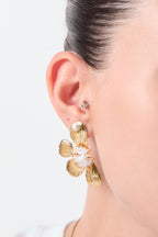 Özel Seri Tasarım Çiçek Küpe