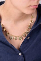 Altın Kaplama Boho Kolye