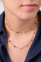 Altın Kaplama Uzun Yıldız Kolye