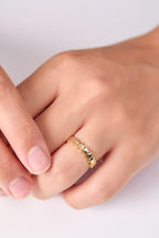 Altın Kaplama Yıldız Yüzük