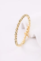 Altın Kaplama Boncuklu Bileklik