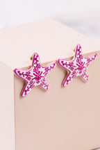 Z. Model Çini Deniz Yıldızı Küpe