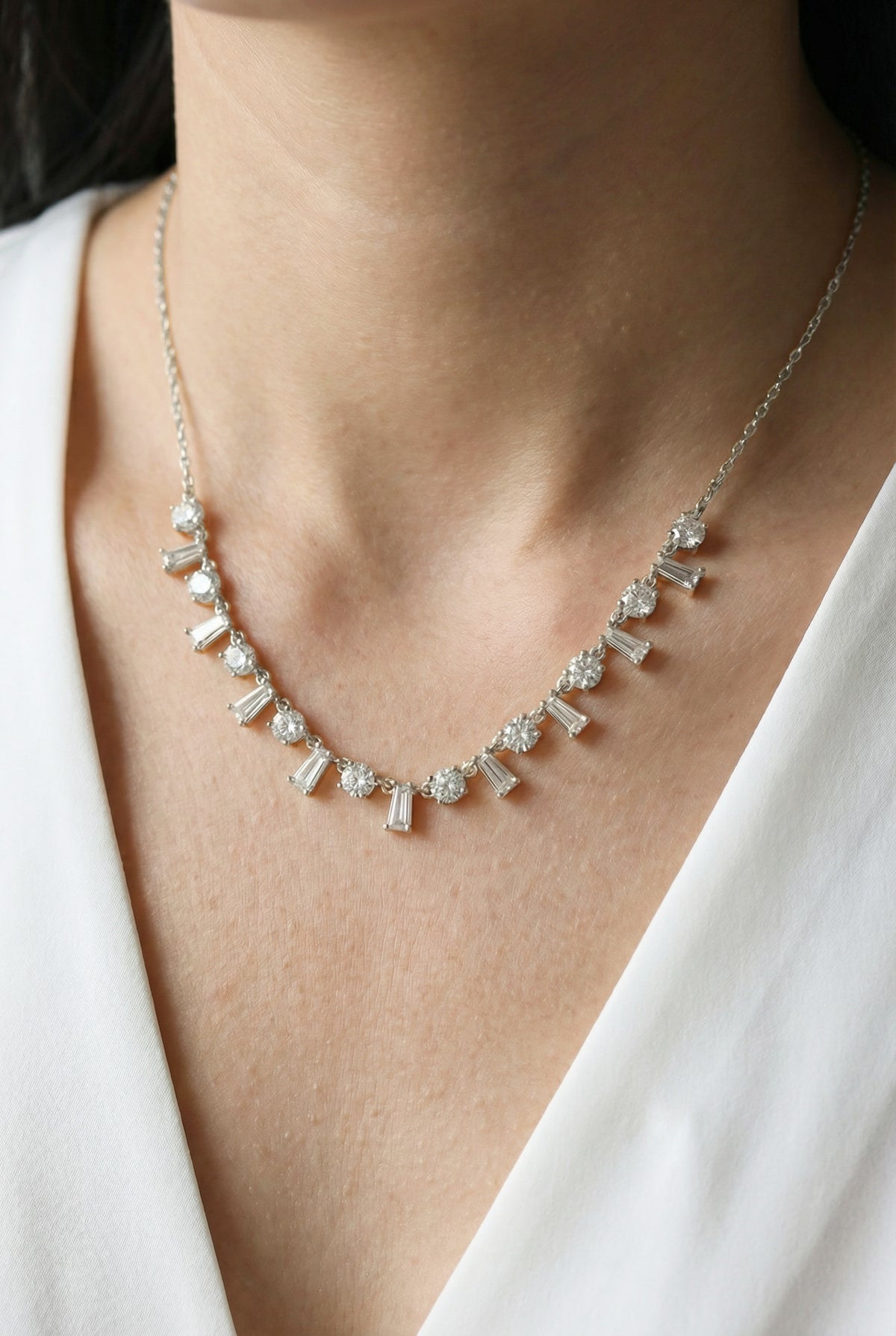 Xuping Shiny Kolye Silver