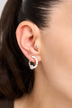 Xuping Oval Taşlı Küpe