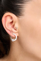 Xuping Oval Taşlı Küpe