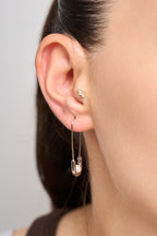 Xuping İncili Çengel İğneli Küpe