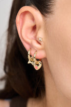 Xuping Kapli Yıldızlı Küpe