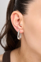 Xuping Önü Düz Arkası Desenli Küpe