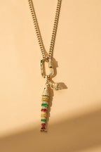 Altın Kaplama Balık Mix Summer Kolye