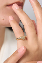 Kalpli Serçe Parmak Yüzük