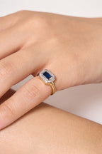 Taşlı Serçe Parmak Yüzük