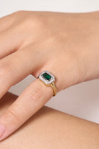 Taşlı Serçe Parmak Yüzük