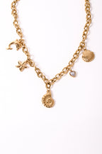 Çelik Deniz Kabuğu Kolye