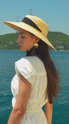 Büyük Deniz Kabuğu Küpe