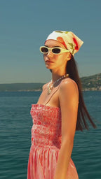 Gerçek İnci Vintage Marjin Göz Kolye